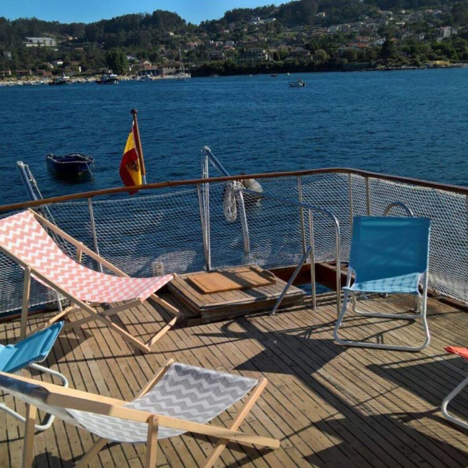 Relax en barco recreo